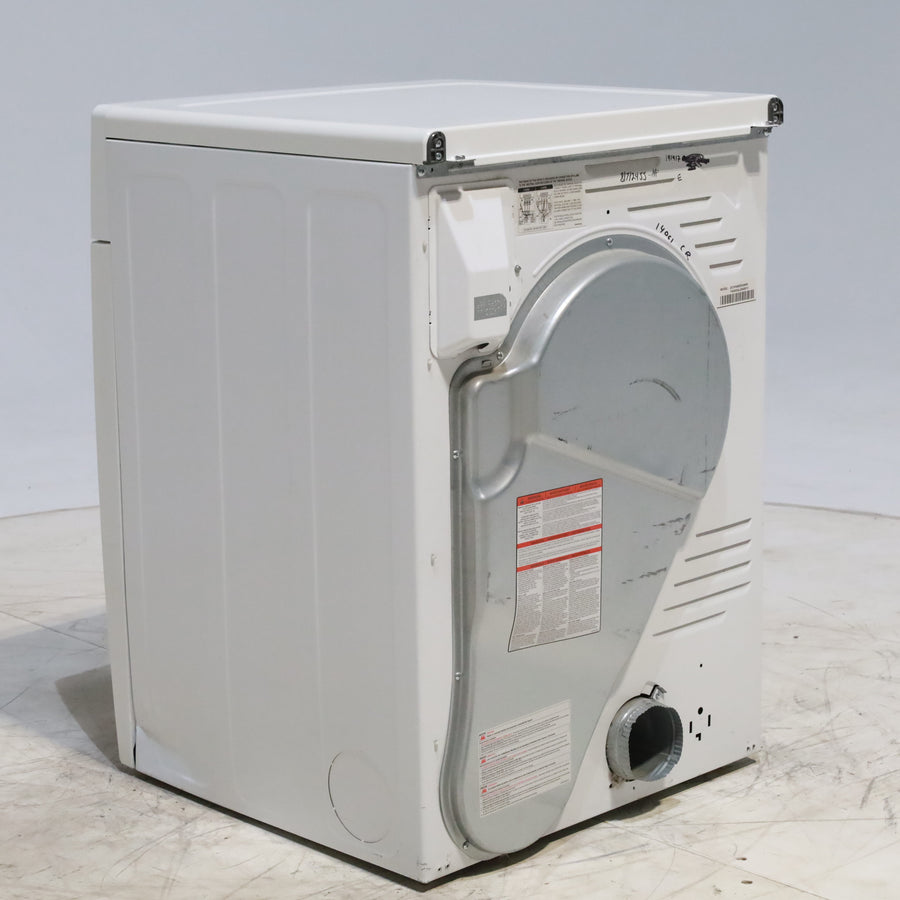 24" Wide Compact GE 4.0 cu.ft. Capacity Electric Dryer with Durable Stainless Steel Drum -  Certified Refurbished
