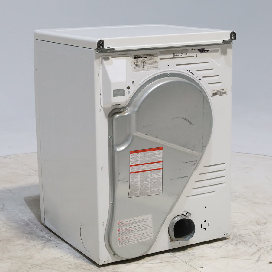 24" Wide Compact GE 4.0 cu.ft. Capacity Electric Dryer with Durable Stainless Steel Drum -  Certified Refurbished