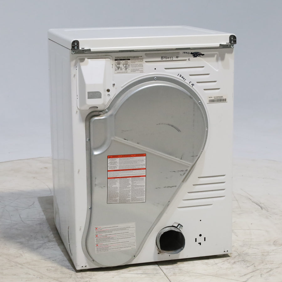 24" Wide Compact GE 4.0 cu.ft. Capacity Electric Dryer with Durable Stainless Steel Drum -  Certified Refurbished