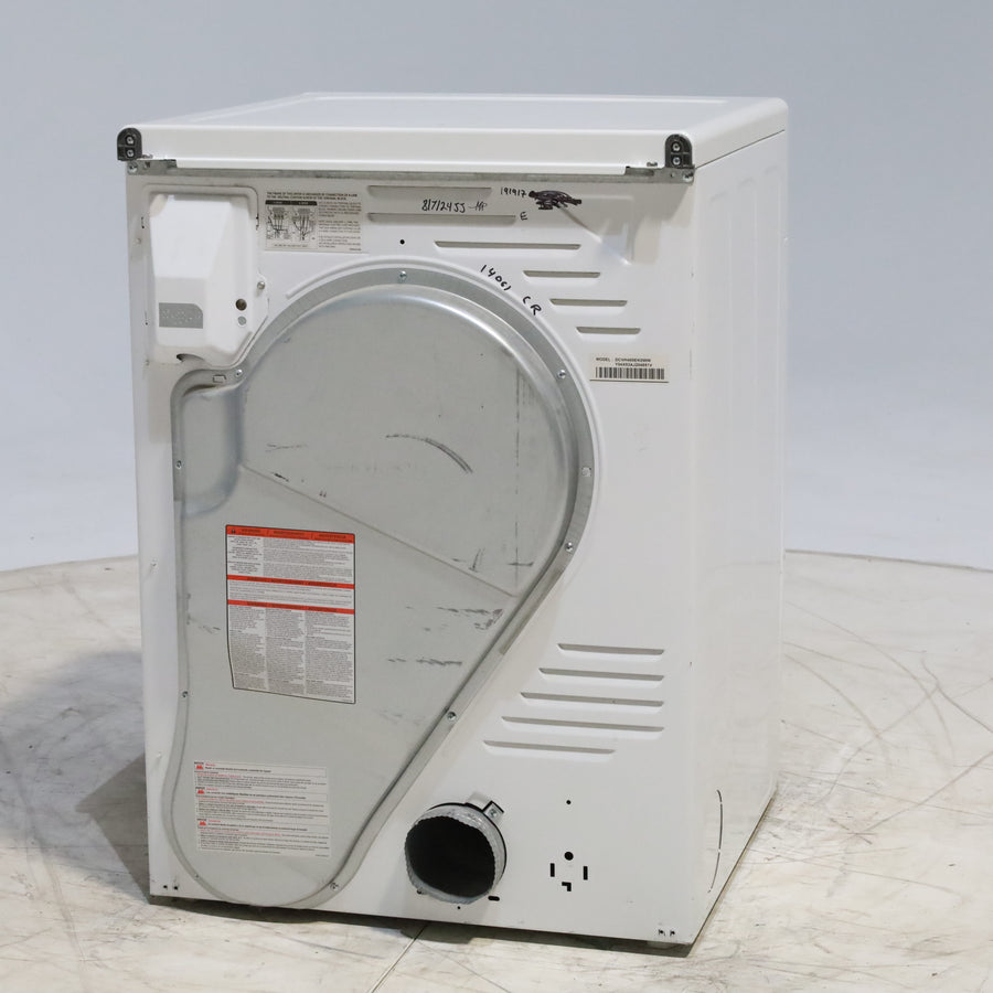 24" Wide Compact GE 4.0 cu.ft. Capacity Electric Dryer with Durable Stainless Steel Drum -  Certified Refurbished
