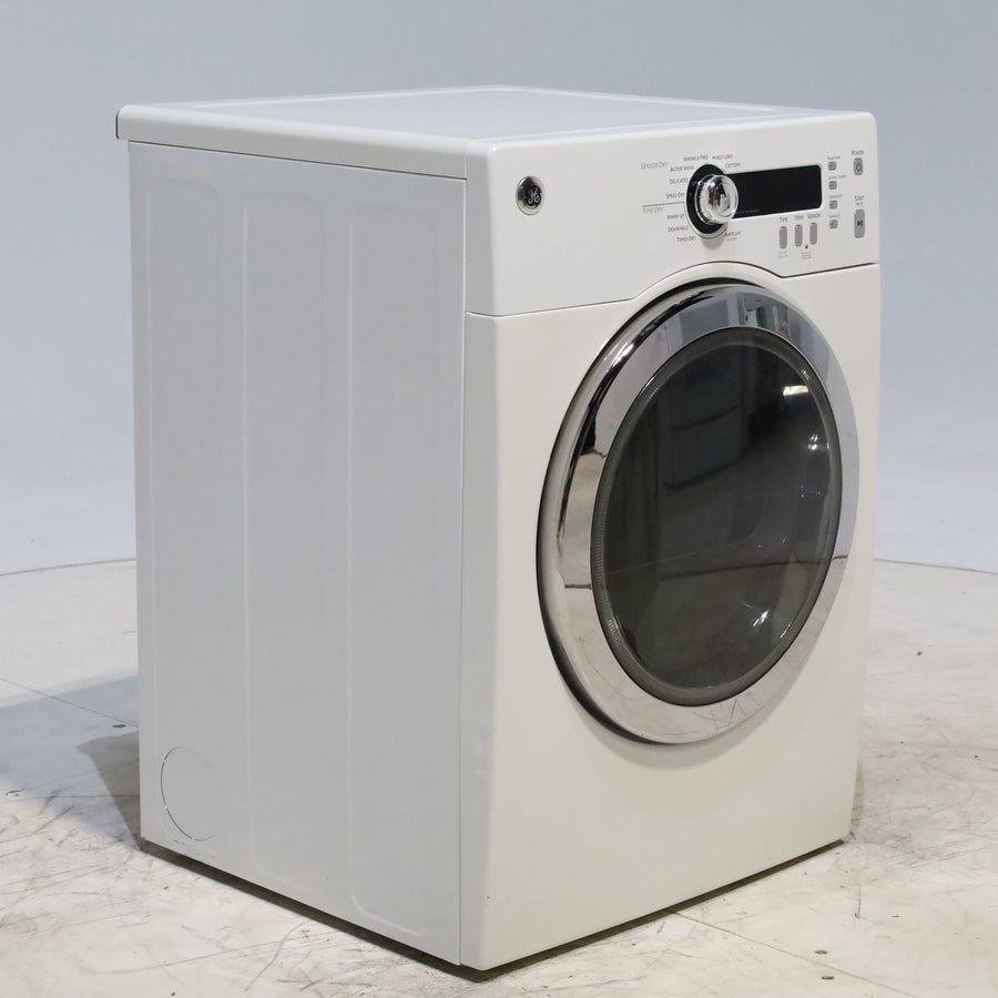 24" Wide Compact GE 4.0 cu.ft. Capacity Electric Dryer with Durable Stainless Steel Drum -  Certified Refurbished
