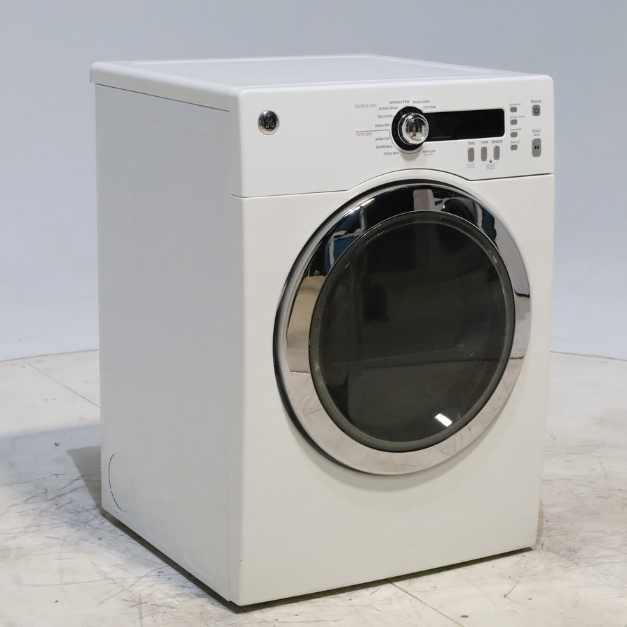 24" Wide Compact GE 4.0 cu.ft. Capacity Electric Dryer with Durable Stainless Steel Drum -  Certified Refurbished