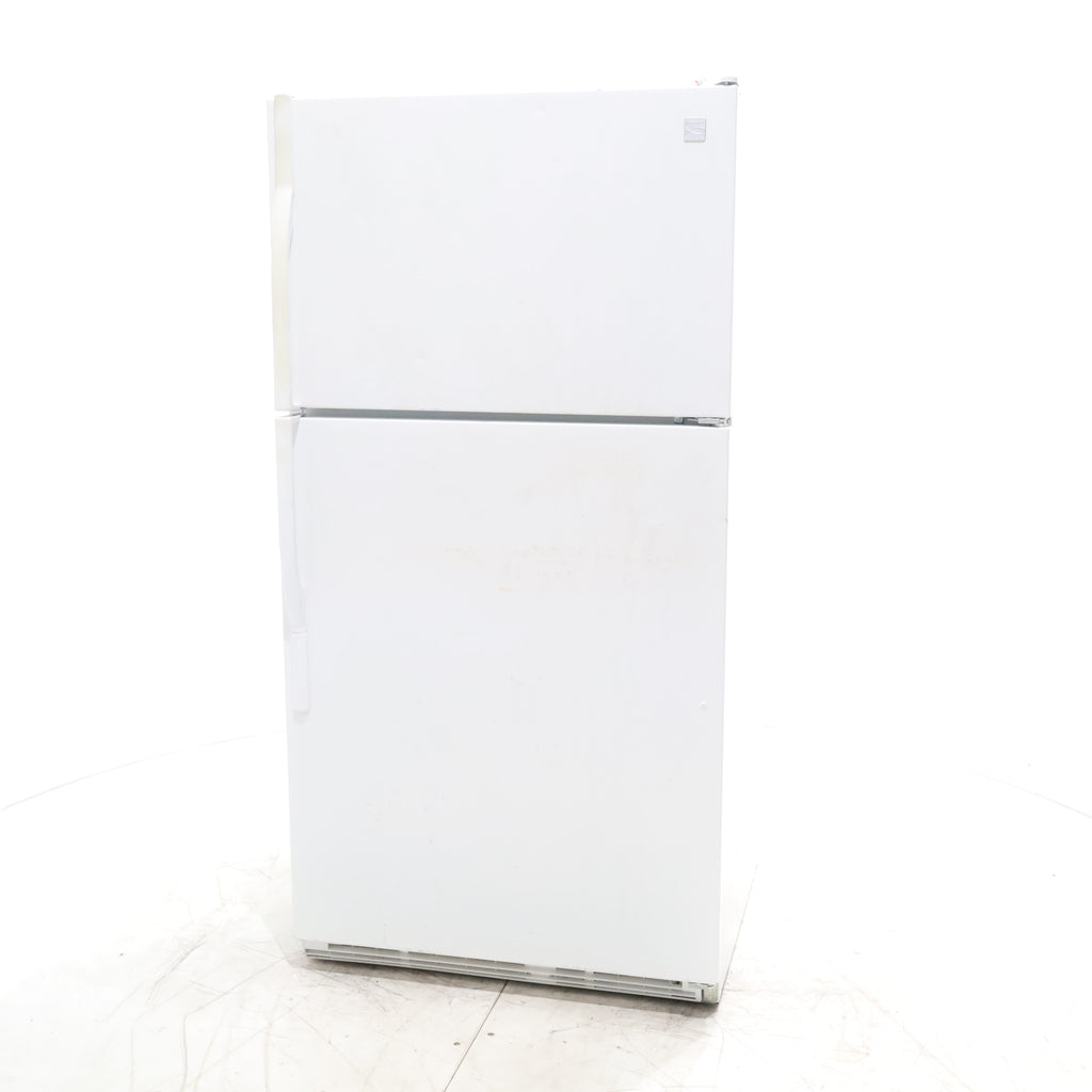 Pictures of White Kenmore 21 cu ft Top Freezer Refrigerator with Adjustable Shelving - Certified Refurbished - Neu Appliance Outlet - Discount Appliance Outlet in Austin, Tx