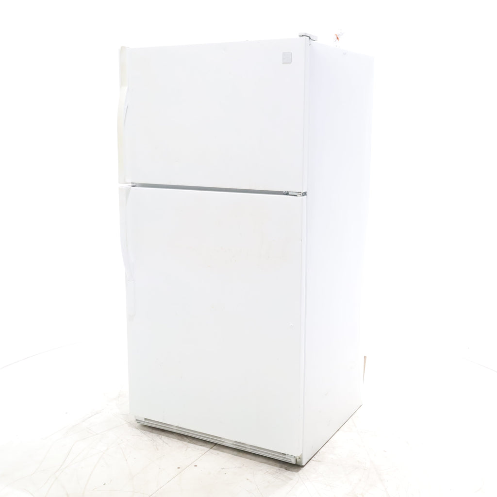 Pictures of White Kenmore 21 cu ft Top Freezer Refrigerator with Adjustable Shelving - Certified Refurbished - Neu Appliance Outlet - Discount Appliance Outlet in Austin, Tx