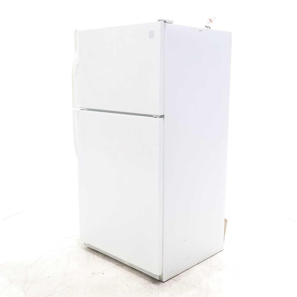 Pictures of White Kenmore 21 cu ft Top Freezer Refrigerator with Adjustable Shelving - Certified Refurbished - Neu Appliance Outlet - Discount Appliance Outlet in Austin, Tx