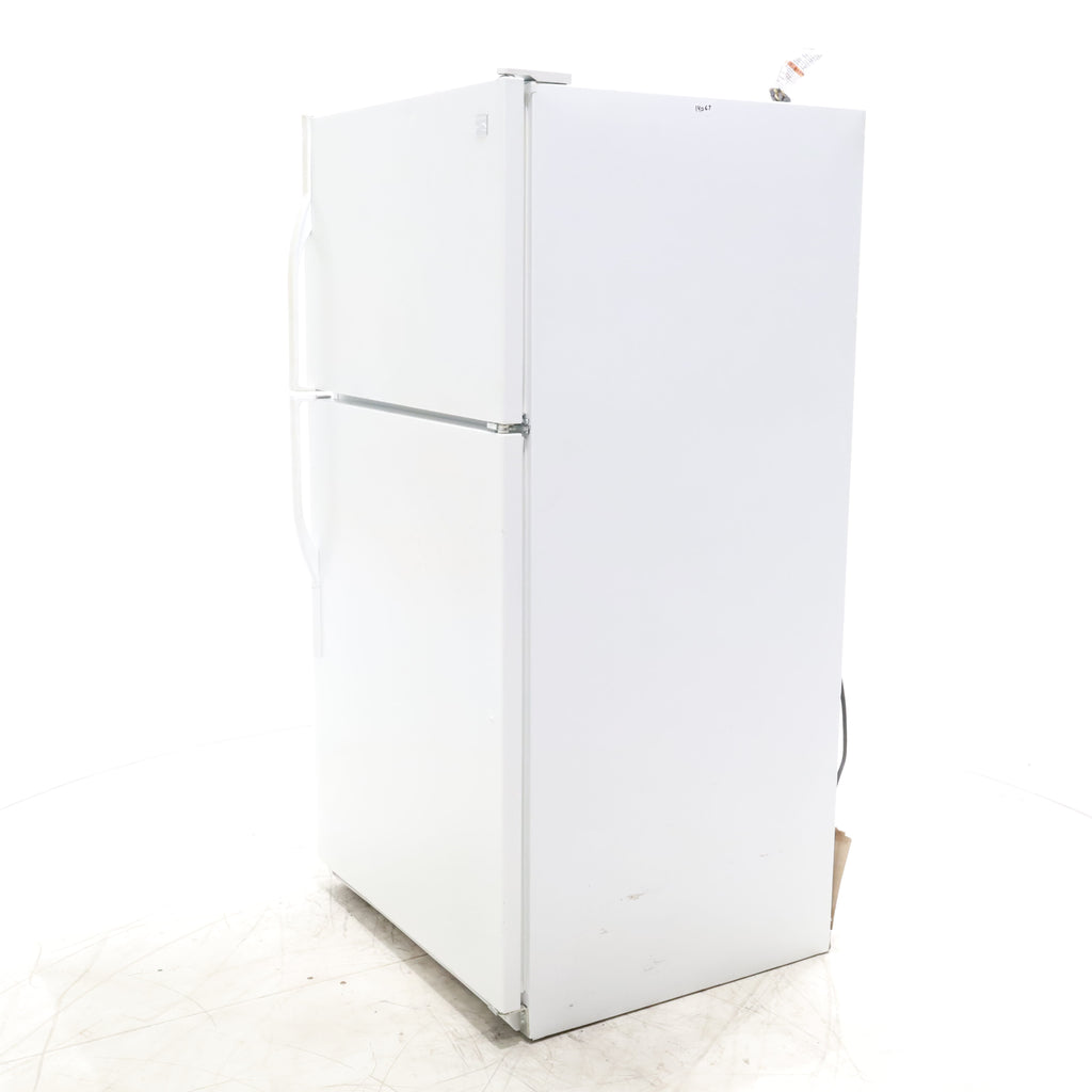 Pictures of White Kenmore 21 cu ft Top Freezer Refrigerator with Adjustable Shelving - Certified Refurbished - Neu Appliance Outlet - Discount Appliance Outlet in Austin, Tx