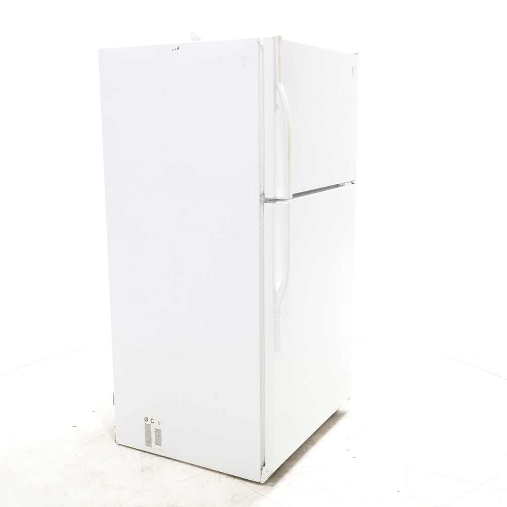 Pictures of White Kenmore 21 cu ft Top Freezer Refrigerator with Adjustable Shelving - Certified Refurbished - Neu Appliance Outlet - Discount Appliance Outlet in Austin, Tx