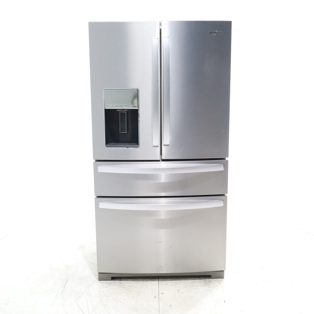 Pictures of Stainless Steel ENERGY STAR Whirlpool 26.2 cu. ft. 4 Door Refrigerator French Door with In Door Ice and Water Dispenser - Certified Refurbished - Neu Appliance Outlet - Discount Appliance Outlet in Austin, Tx