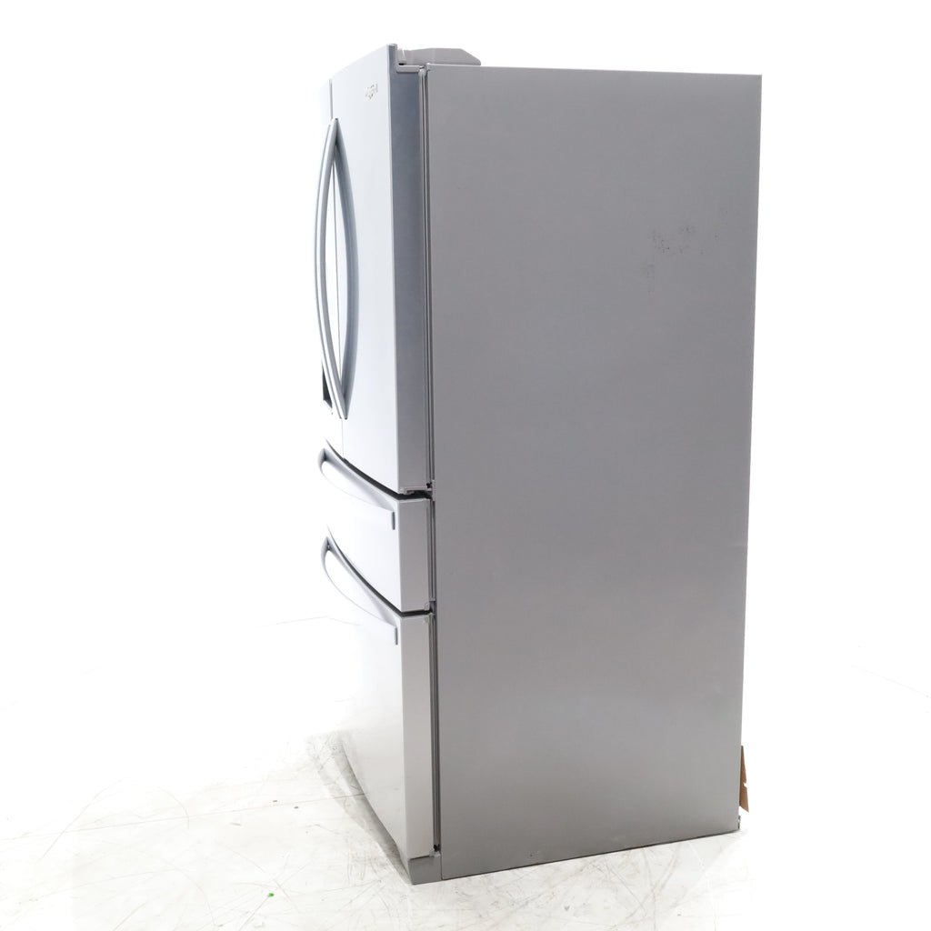 Pictures of Stainless Steel ENERGY STAR Whirlpool 26.2 cu. ft. 4 Door Refrigerator French Door with In Door Ice and Water Dispenser - Certified Refurbished - Neu Appliance Outlet - Discount Appliance Outlet in Austin, Tx