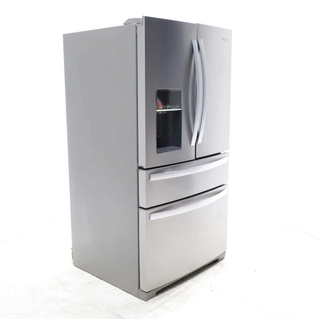 Pictures of Stainless Steel ENERGY STAR Whirlpool 26.2 cu. ft. 4 Door Refrigerator French Door with In Door Ice and Water Dispenser - Certified Refurbished - Neu Appliance Outlet - Discount Appliance Outlet in Austin, Tx