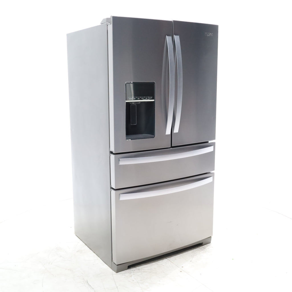 Pictures of Stainless Steel ENERGY STAR Whirlpool 26.2 cu. ft. 4 Door Refrigerator French Door with In Door Ice and Water Dispenser - Certified Refurbished - Neu Appliance Outlet - Discount Appliance Outlet in Austin, Tx