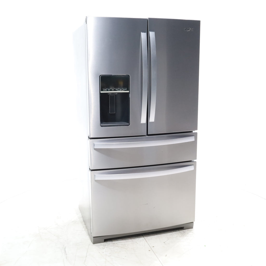 Pictures of Stainless Steel ENERGY STAR Whirlpool 26.2 cu. ft. 4 Door Refrigerator French Door with In Door Ice and Water Dispenser - Certified Refurbished - Neu Appliance Outlet - Discount Appliance Outlet in Austin, Tx