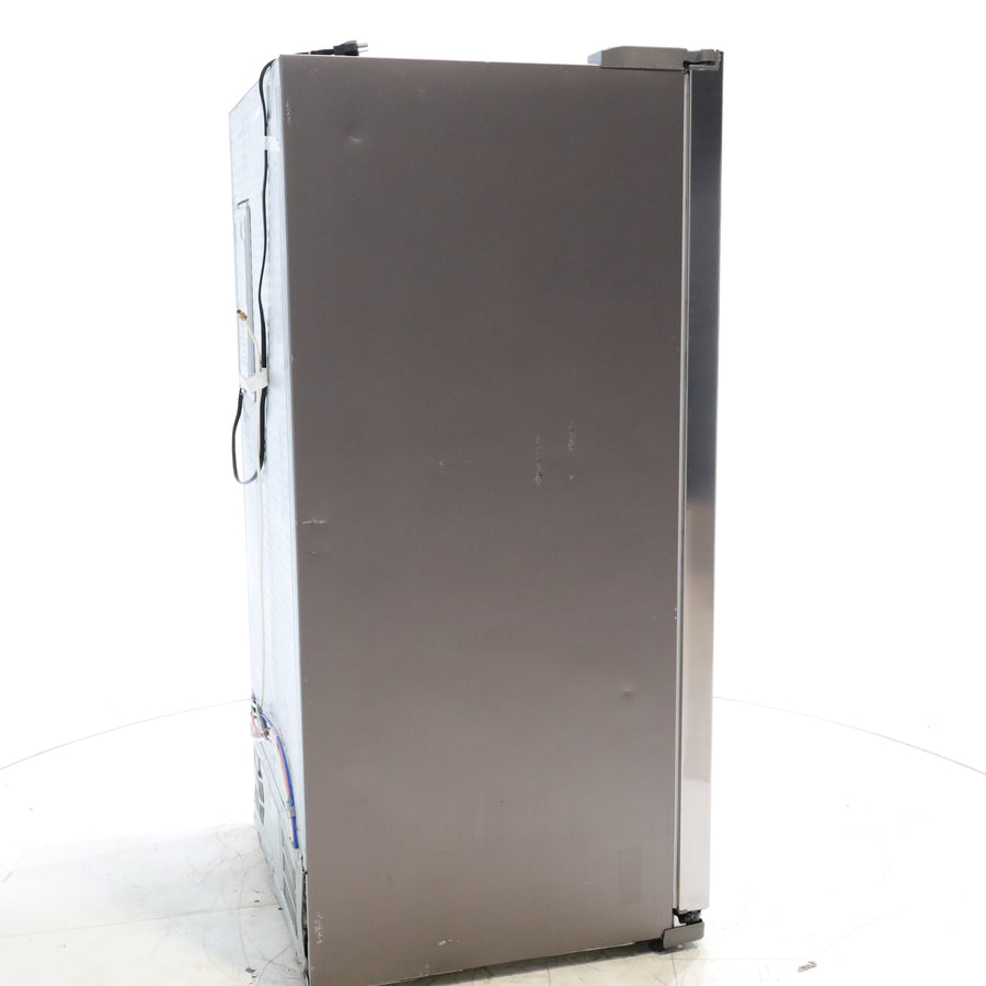 Stainless Steel ENERGY STAR Samsung 24.5 cu. ft. Side by Side Refrigerator with Exterior Ice and Water Dispenser - Certified Refurbished