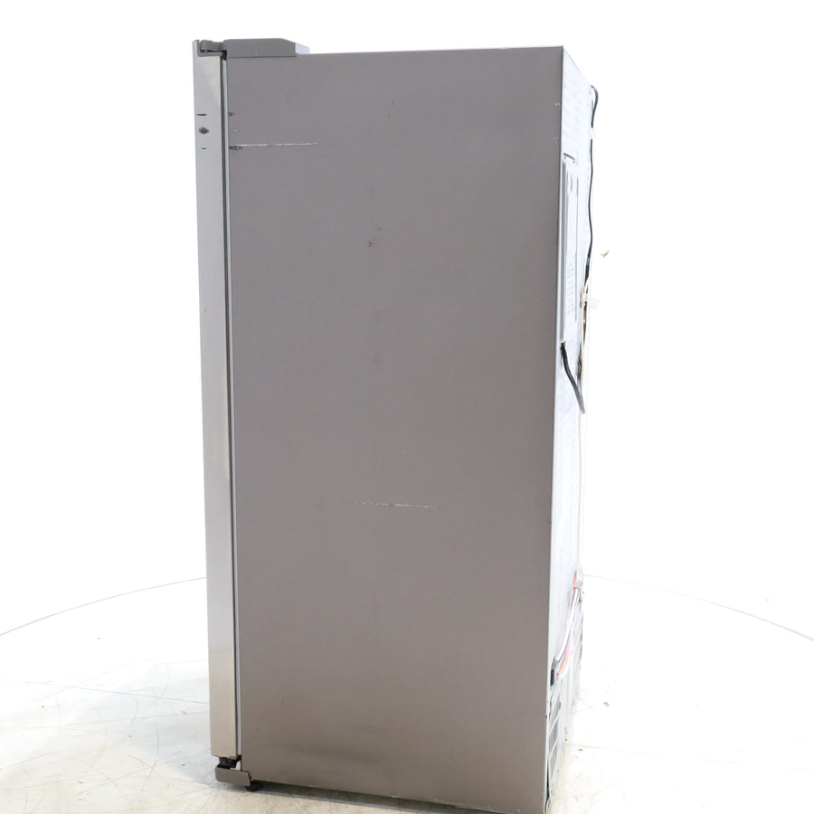 Stainless Steel ENERGY STAR Samsung 24.5 cu. ft. Side by Side Refrigerator with Exterior Ice and Water Dispenser - Certified Refurbished
