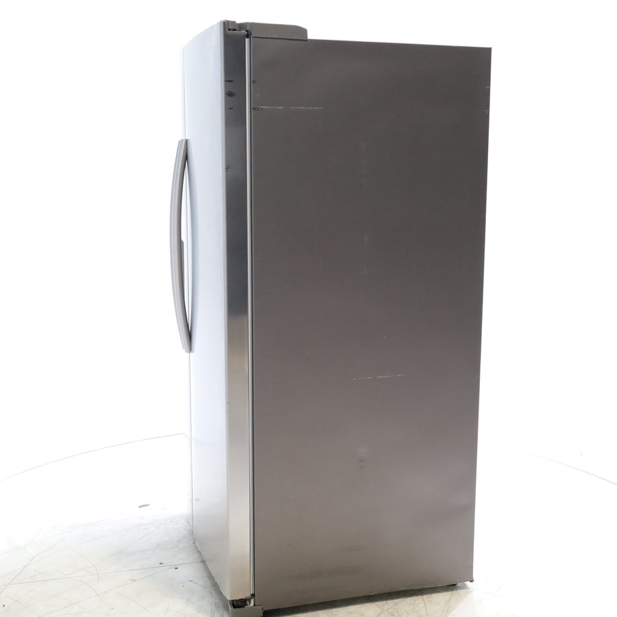 Stainless Steel ENERGY STAR Samsung 24.5 cu. ft. Side by Side Refrigerator with Exterior Ice and Water Dispenser - Certified Refurbished