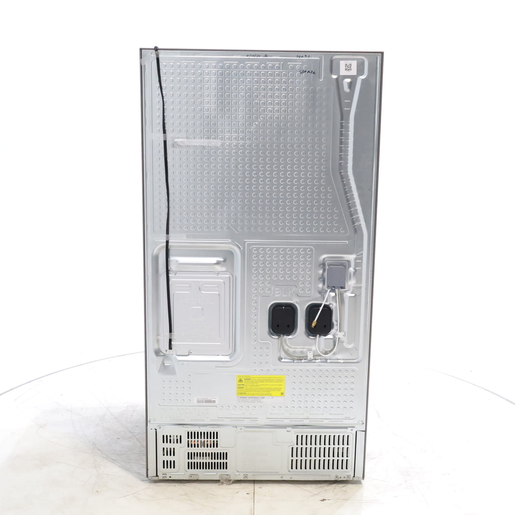 Pictures of Fingerprint Resistant Stainless Steel ENERGY STAR Samsung 32 cu. ft. 3 Door French Door Refrigerator with Dual Auto Ice Maker - Scratch & Dent - Minor - Neu Appliance Outlet - Discount Appliance Outlet in Austin, Tx