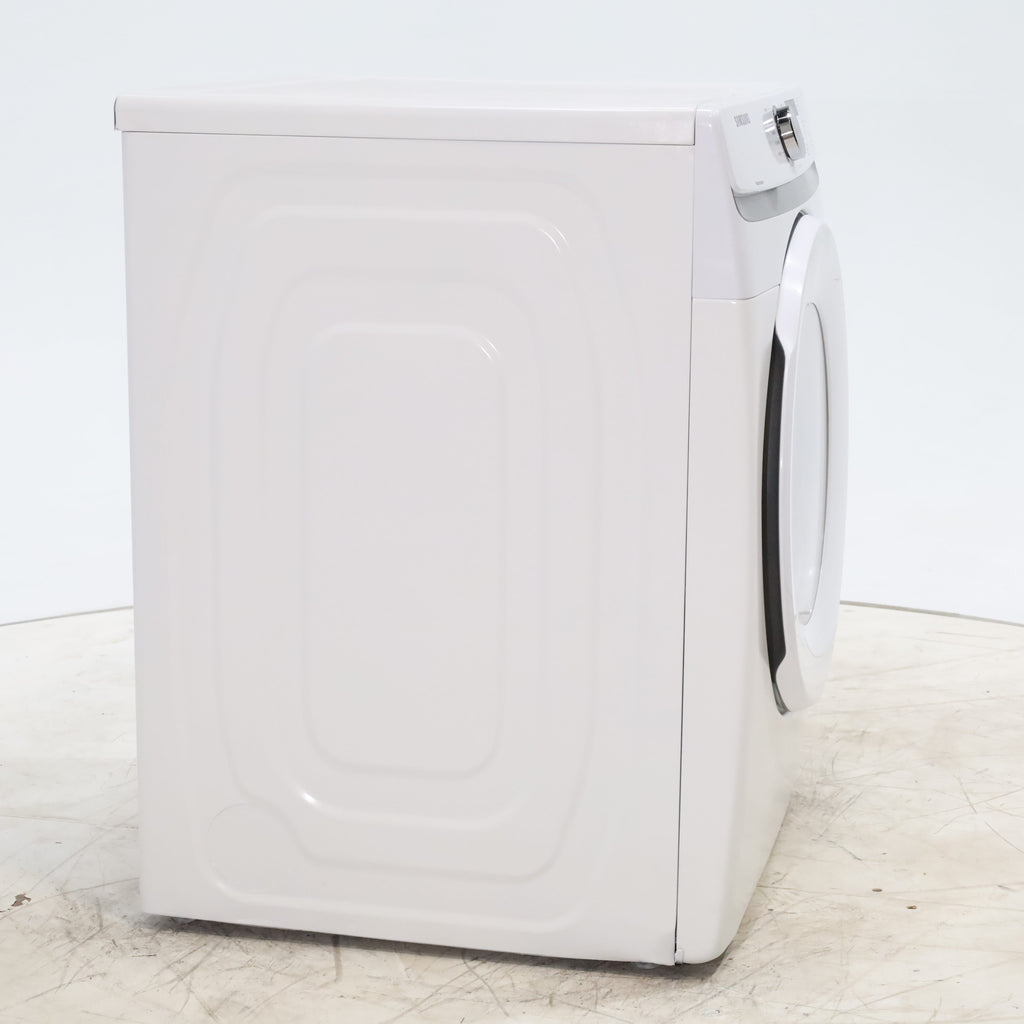 Pictures of White Samsung 7.5 cu. ft. Front Load Electric Dryer with Smart Care - Scratch and Dent - Minor - Neu Appliance Outlet - Discount Appliance Outlet in Austin, Tx