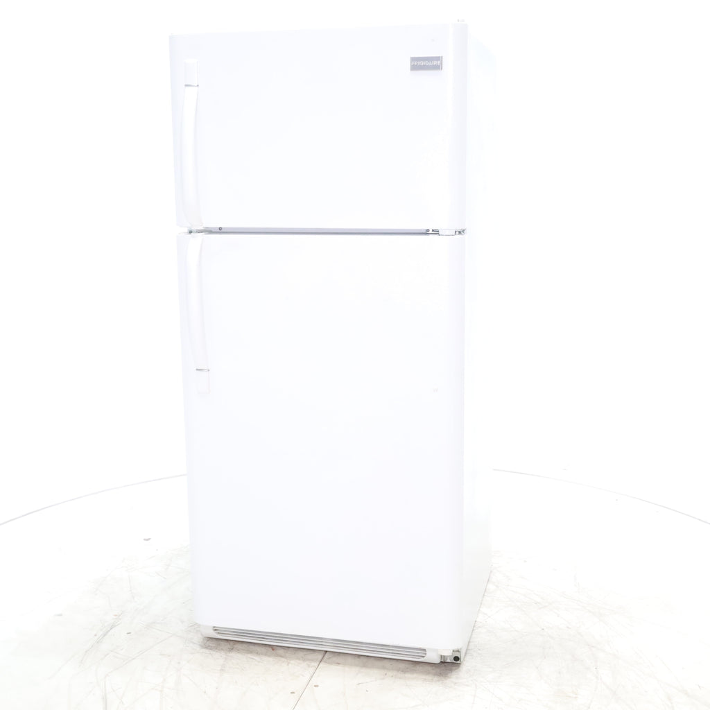 Pictures of 30" Wide Frigidaire White 18 cu ft  Top and Bottom Refrigerator with Adjustable Shelving and Ice Maker - Certified Refurbished - Neu Appliance Outlet - Discount Appliance Outlet in Austin, Tx