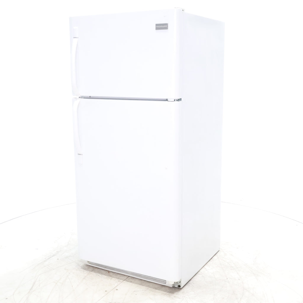 Pictures of 30" Wide Frigidaire White 18 cu ft  Top and Bottom Refrigerator with Adjustable Shelving and Ice Maker - Certified Refurbished - Neu Appliance Outlet - Discount Appliance Outlet in Austin, Tx