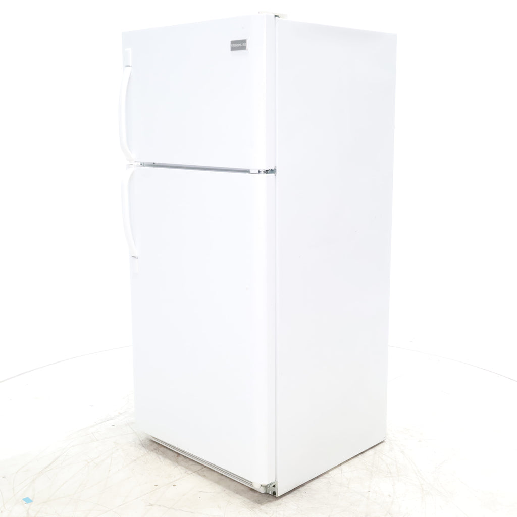 Pictures of 30" Wide Frigidaire White 18 cu ft  Top and Bottom Refrigerator with Adjustable Shelving and Ice Maker - Certified Refurbished - Neu Appliance Outlet - Discount Appliance Outlet in Austin, Tx