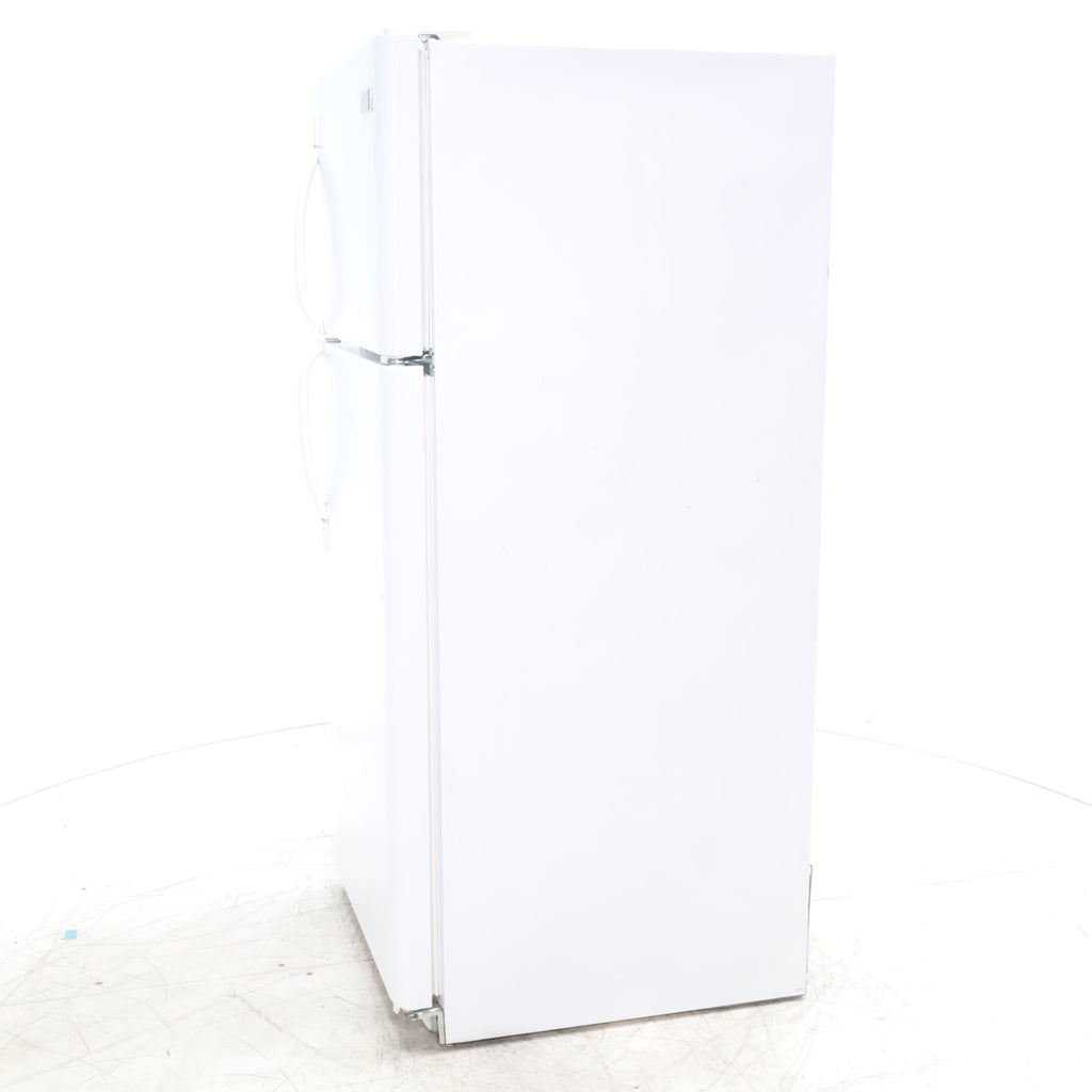 Pictures of 30" Wide Frigidaire White 18 cu ft  Top and Bottom Refrigerator with Adjustable Shelving and Ice Maker - Certified Refurbished - Neu Appliance Outlet - Discount Appliance Outlet in Austin, Tx