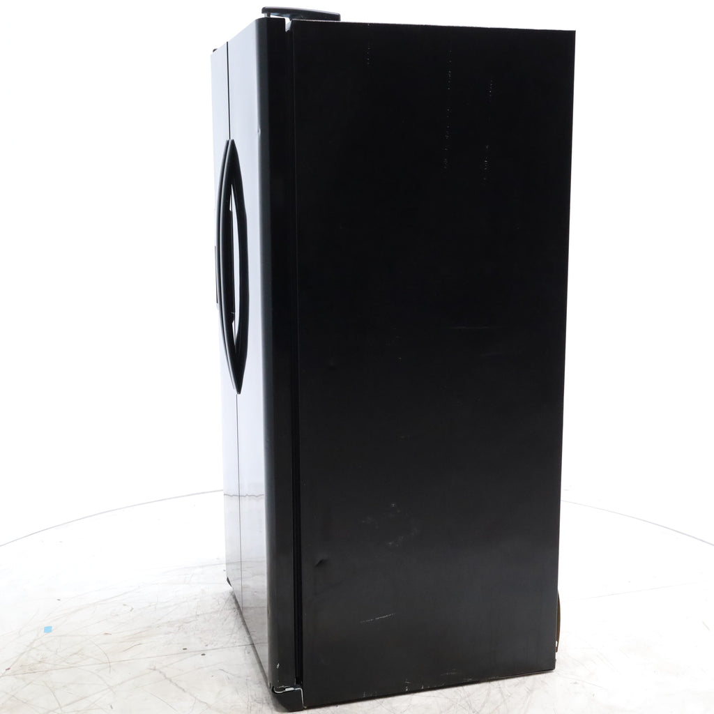 Pictures of 33" Wide Ebony Black Frigidaire 22.1 cu. ft. Side by Side Refrigerator with External Ice and Water Dispenser - Certified Refurbished - Neu Appliance Outlet - Discount Appliance Outlet in Austin, Tx