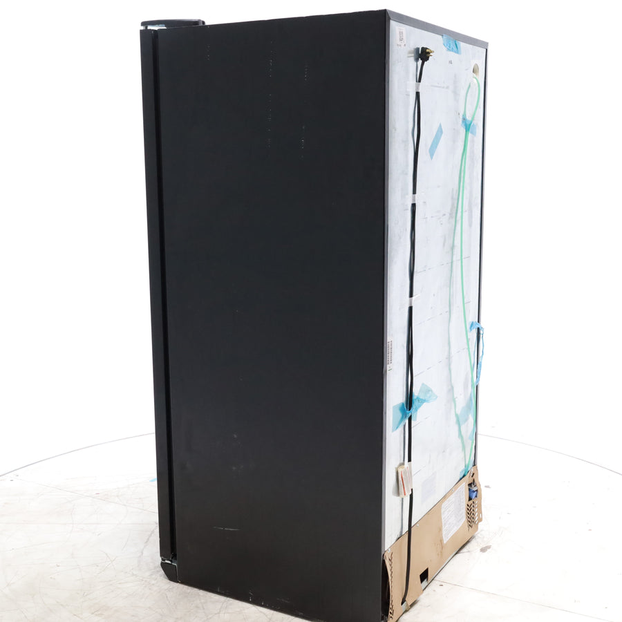 33" Wide Ebony Black Frigidaire 22.1 cu. ft. Side by Side Refrigerator with External Ice and Water Dispenser - Certified Refurbished