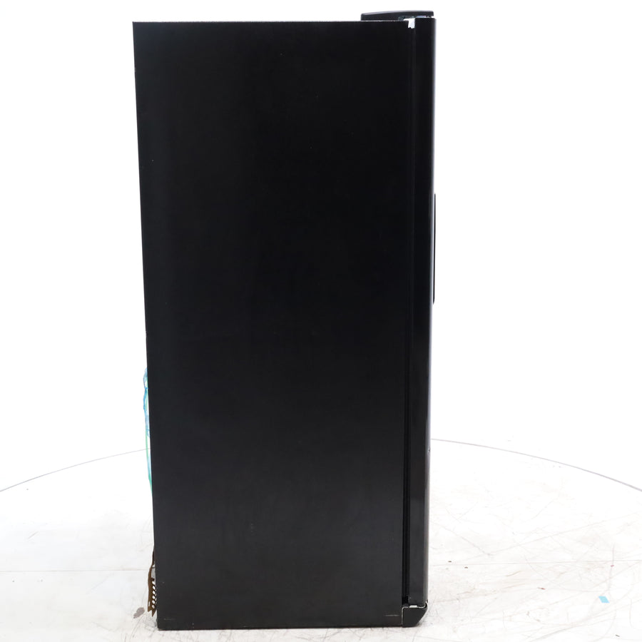 33" Wide Ebony Black Frigidaire 22.1 cu. ft. Side by Side Refrigerator with External Ice and Water Dispenser - Certified Refurbished