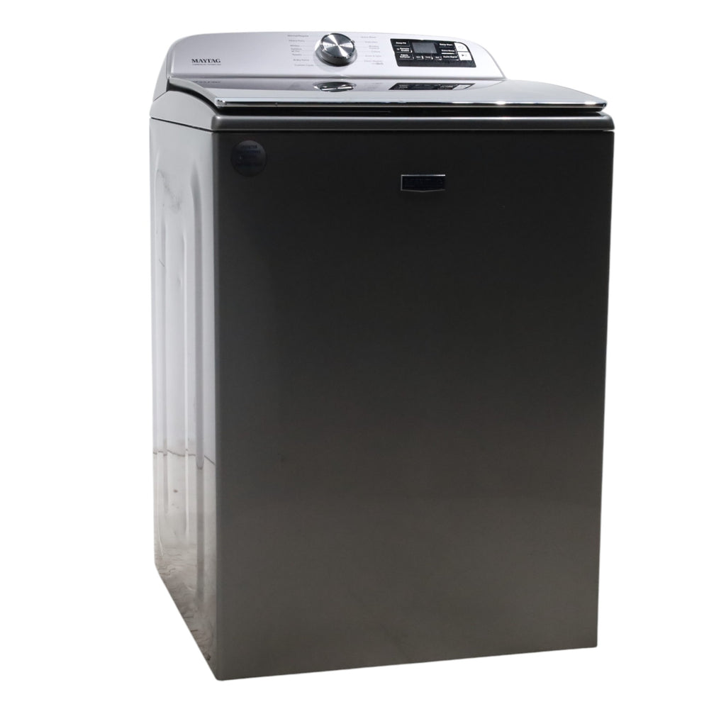 Pictures of Metallic Slate Maytag 5.3 cu. ft. Smart Capable ENERGY STAR Top Load Washing Machine with Extra Power - Open Box - Neu Appliance Outlet - Discount Appliance Outlet in Austin, Tx