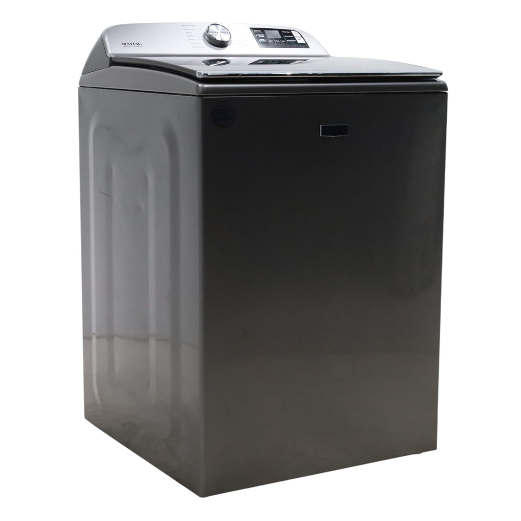 Pictures of Metallic Slate Maytag 5.3 cu. ft. Smart Capable ENERGY STAR Top Load Washing Machine with Extra Power - Open Box - Neu Appliance Outlet - Discount Appliance Outlet in Austin, Tx