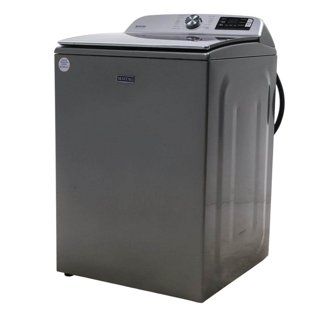Metallic Slate Maytag 5.3 cu. ft. Smart Capable ENERGY STAR Top Load Washing Machine with Extra Power - Open Box