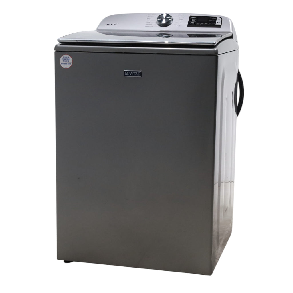 Metallic Slate Maytag 5.3 cu. ft. Smart Capable ENERGY STAR Top Load Washing Machine with Extra Power - Open Box