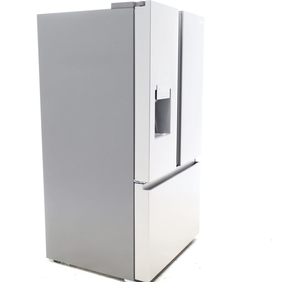 Hisense Fingerprint Resistant Stainless Steel PureFlat 25.4-cu ft ENERGY STAR French Door Refrigerator with Dual Ice Maker, Water - Scratch & Dent - Minor