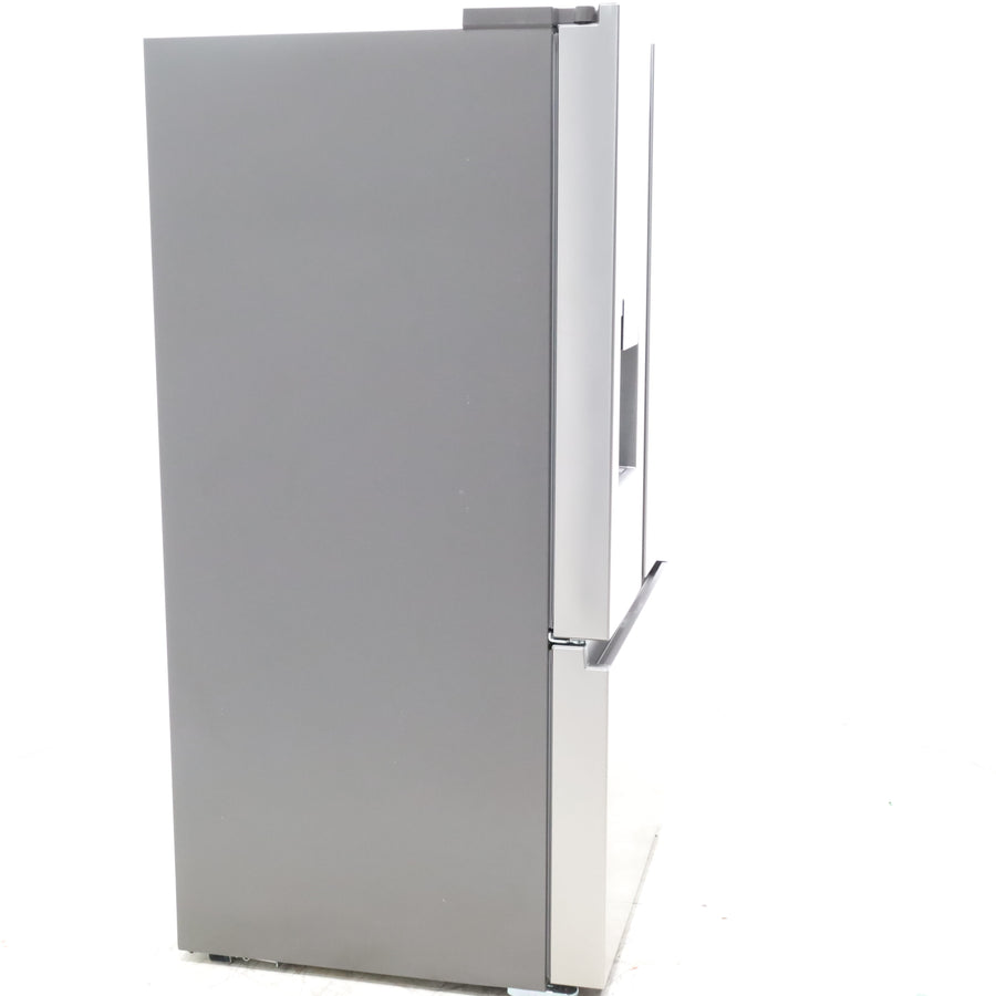 Hisense Fingerprint Resistant Stainless Steel PureFlat 25.4-cu ft ENERGY STAR French Door Refrigerator with Dual Ice Maker, Water - Scratch & Dent - Minor
