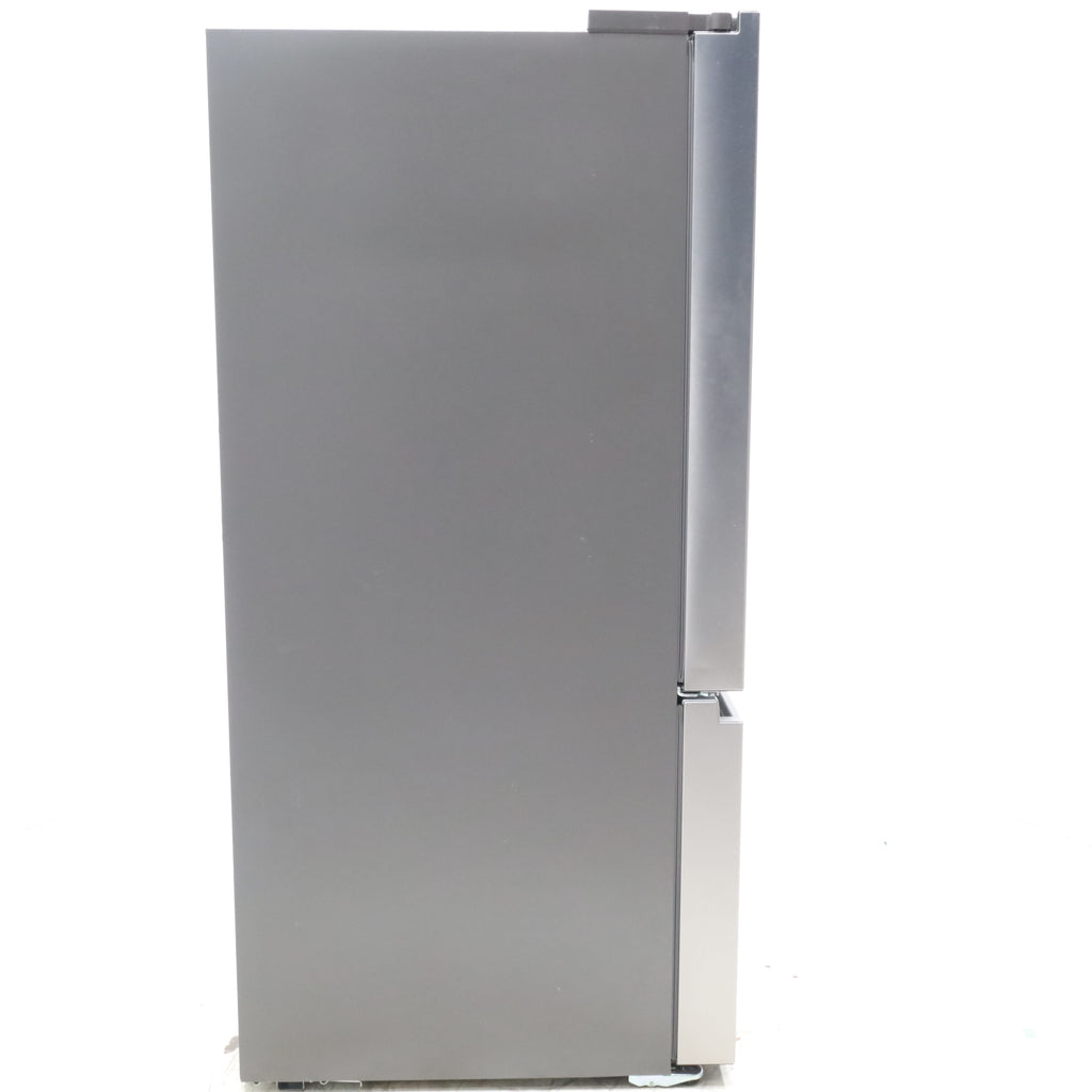 Pictures of Hisense Fingerprint Resistant Stainless Steel PureFlat 25.4-cu ft ENERGY STAR French Door Refrigerator with Dual Ice Maker, Water - Scratch & Dent - Minor - Neu Appliance Outlet - Discount Appliance Outlet in Austin, Tx