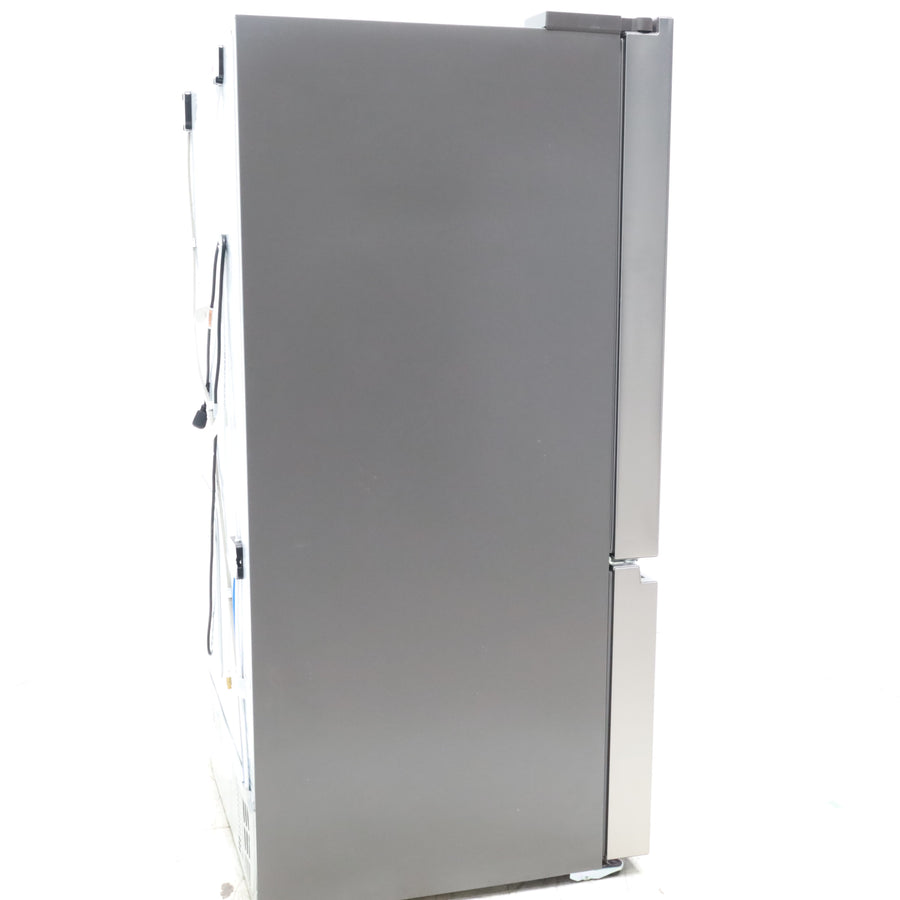 Hisense Fingerprint Resistant Stainless Steel PureFlat 25.4-cu ft ENERGY STAR French Door Refrigerator with Dual Ice Maker, Water - Scratch & Dent - Minor