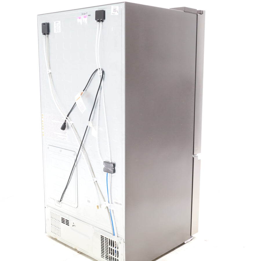Hisense Fingerprint Resistant Stainless Steel PureFlat 25.4-cu ft ENERGY STAR French Door Refrigerator with Dual Ice Maker, Water - Scratch & Dent - Minor