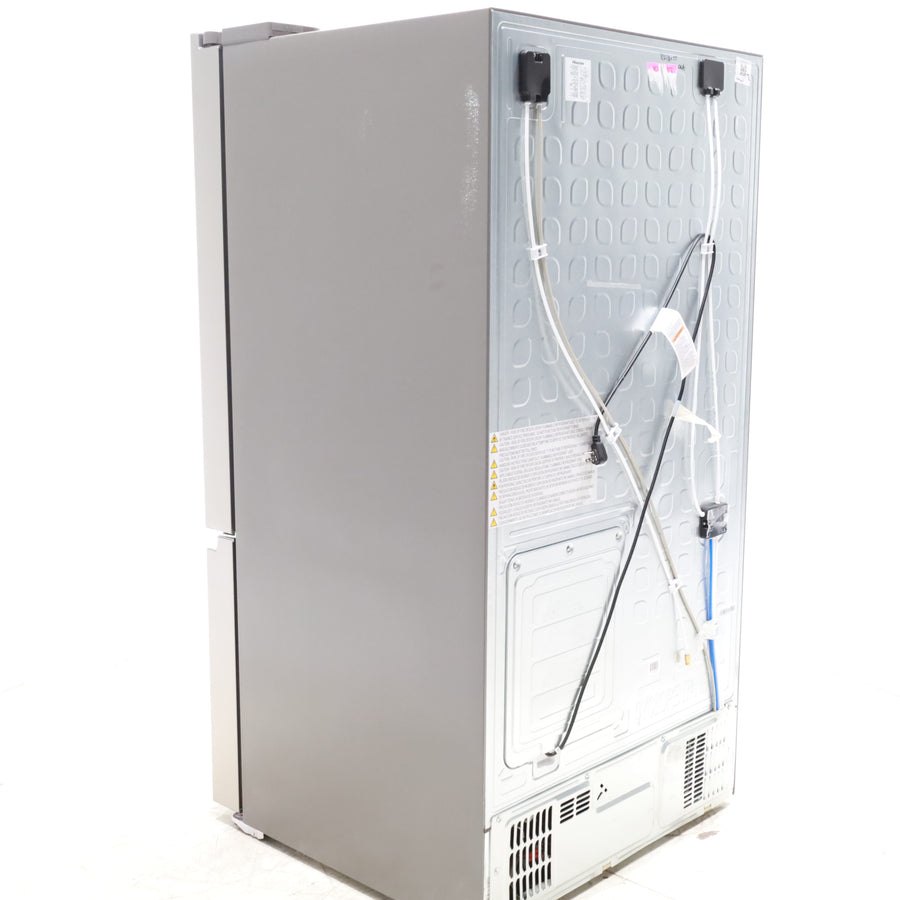 Hisense Fingerprint Resistant Stainless Steel PureFlat 25.4-cu ft ENERGY STAR French Door Refrigerator with Dual Ice Maker, Water - Scratch & Dent - Minor