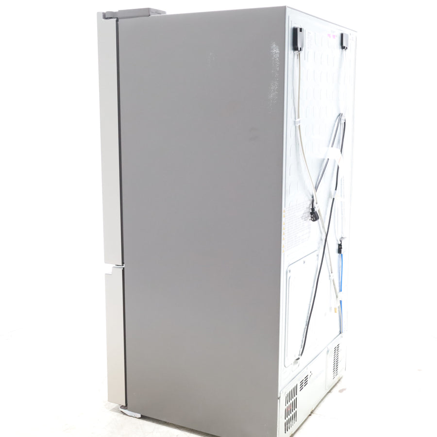 Hisense Fingerprint Resistant Stainless Steel PureFlat 25.4-cu ft ENERGY STAR French Door Refrigerator with Dual Ice Maker, Water - Scratch & Dent - Minor