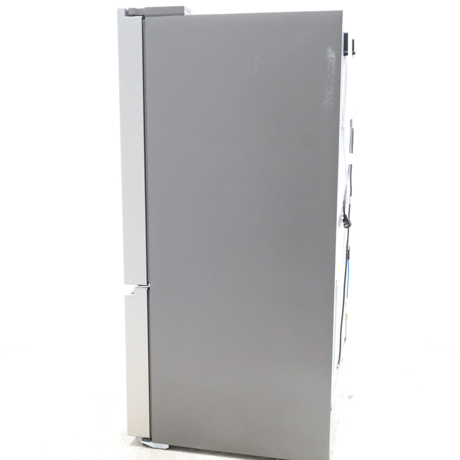 Hisense Fingerprint Resistant Stainless Steel PureFlat 25.4-cu ft ENERGY STAR French Door Refrigerator with Dual Ice Maker, Water - Scratch & Dent - Minor