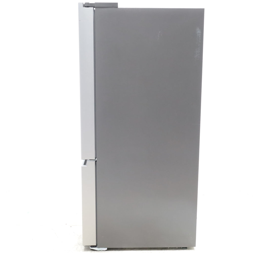 Pictures of Hisense Fingerprint Resistant Stainless Steel PureFlat 25.4-cu ft ENERGY STAR French Door Refrigerator with Dual Ice Maker, Water - Scratch & Dent - Minor - Neu Appliance Outlet - Discount Appliance Outlet in Austin, Tx