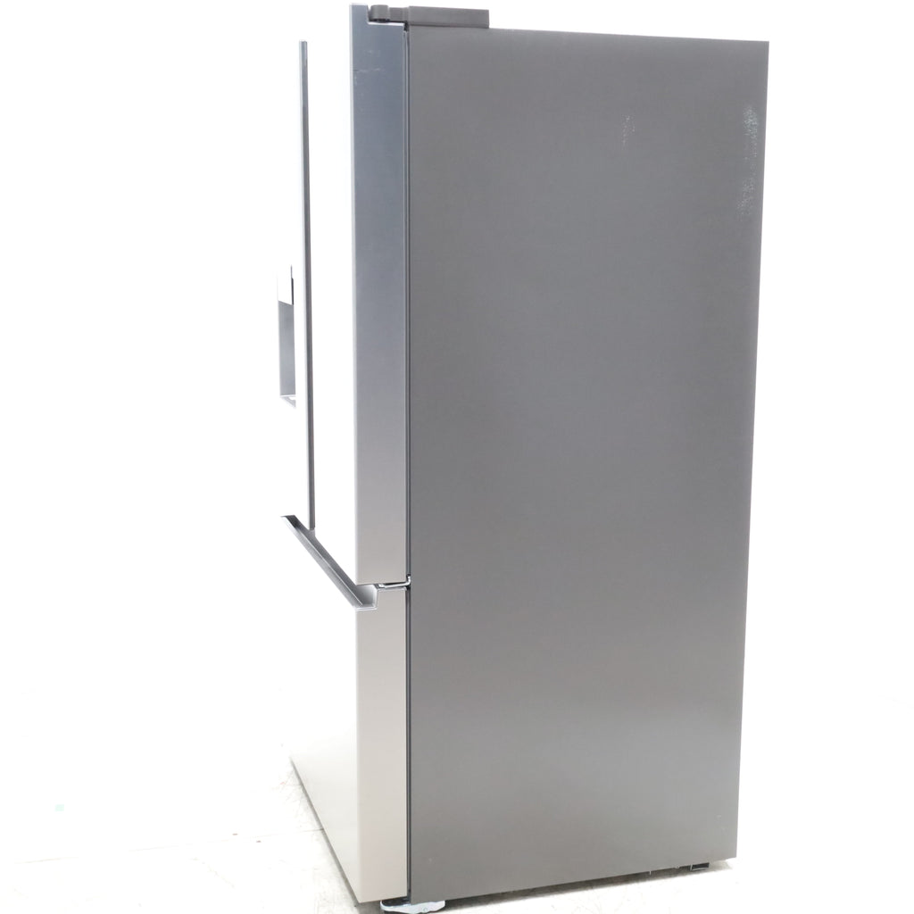 Pictures of Hisense Fingerprint Resistant Stainless Steel PureFlat 25.4-cu ft ENERGY STAR French Door Refrigerator with Dual Ice Maker, Water - Scratch & Dent - Minor - Neu Appliance Outlet - Discount Appliance Outlet in Austin, Tx