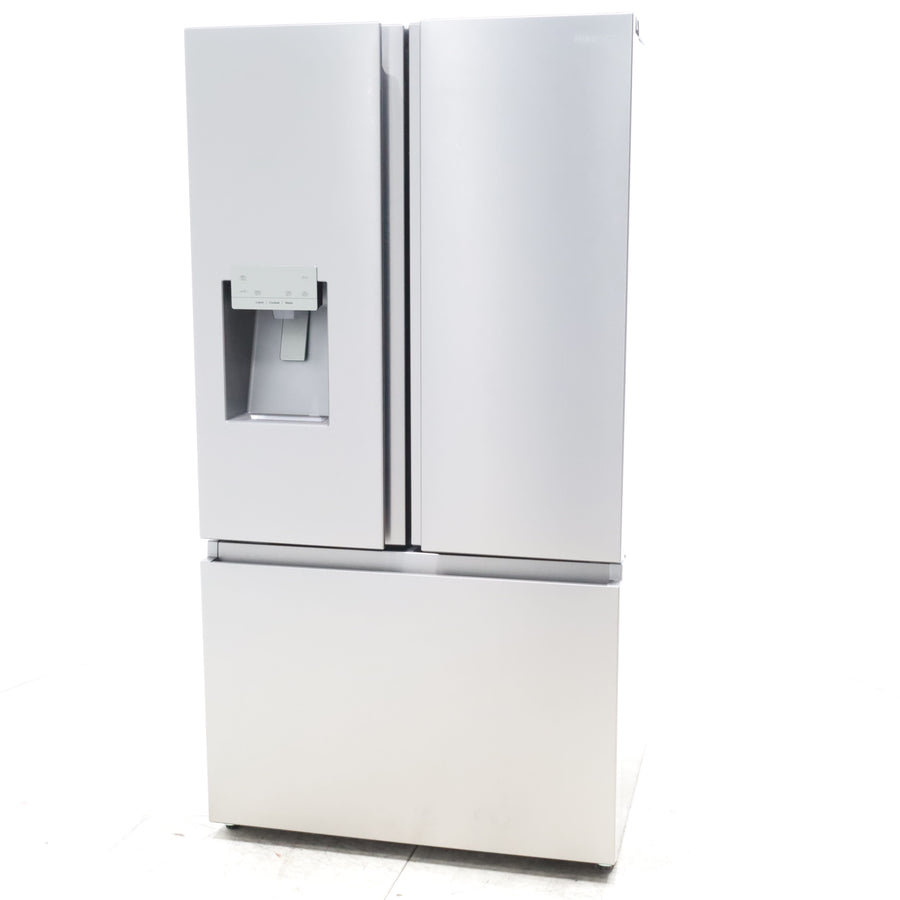 Hisense Fingerprint Resistant Stainless Steel PureFlat 25.4-cu ft ENERGY STAR French Door Refrigerator with Dual Ice Maker, Water - Scratch & Dent - Minor