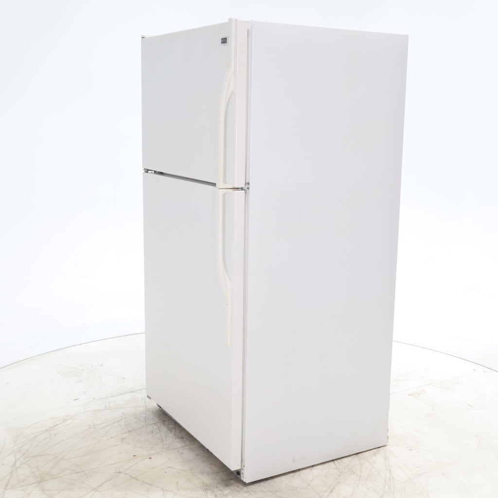 Pictures of 33" Wide Maytag White 20.9 cu ft Top Freezer Refrigerator with Adjustable Shelving and Icemaker - Certified Refurbished - Neu Appliance Outlet - Discount Appliance Outlet in Austin, Tx