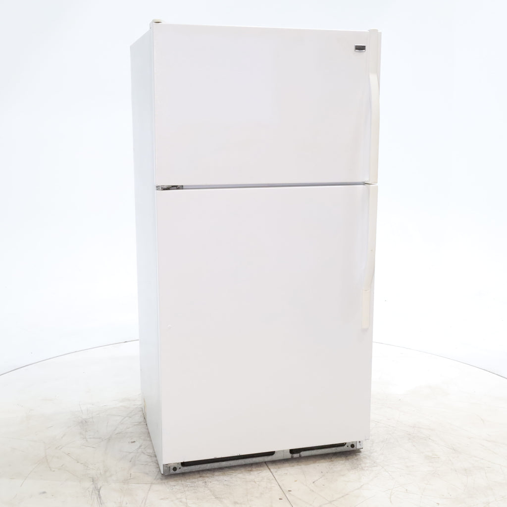 Pictures of 33" Wide Maytag White 20.9 cu ft Top Freezer Refrigerator with Adjustable Shelving and Icemaker - Certified Refurbished - Neu Appliance Outlet - Discount Appliance Outlet in Austin, Tx