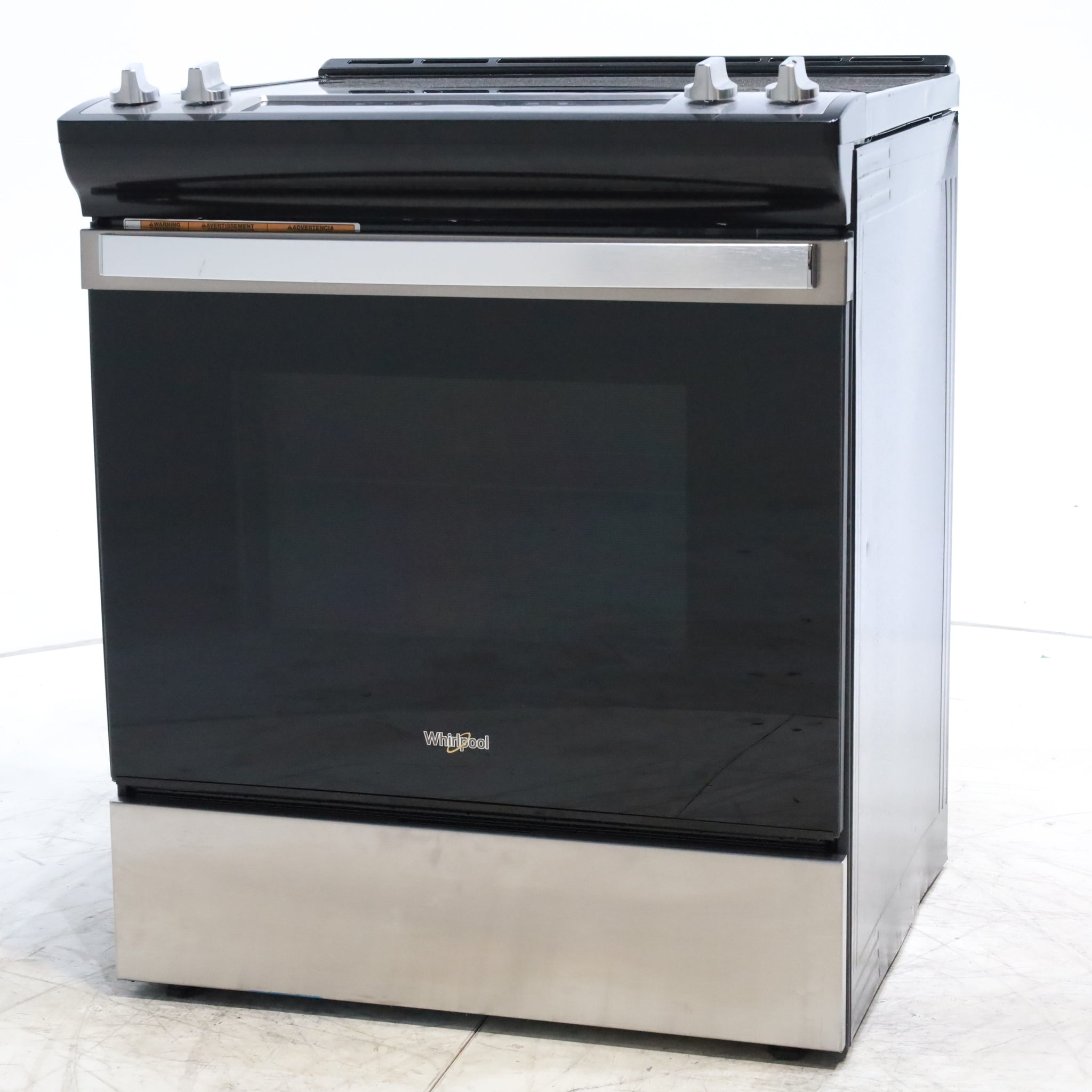 Slide in Stainless Steel 4.8 Cu. Ft. Whirlpool® Electric Range with Fr