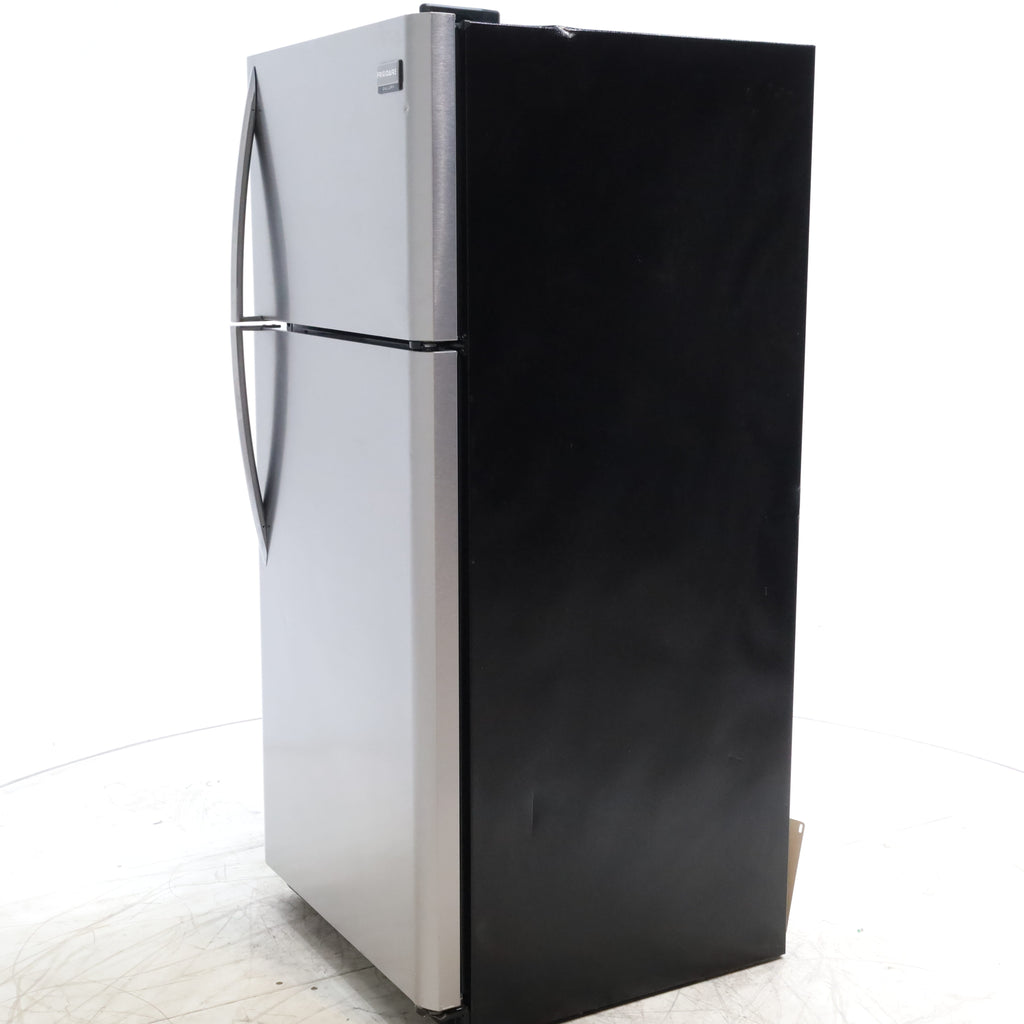 Pictures of 30" Wide Frigidaire Gallery Stainless Steel 18.3-cu ft Top-Freezer Refrigerator with Adjustable Spill Proof Glass - Certified Refurbished - Neu Appliance Outlet - Discount Appliance Outlet in Austin, Tx