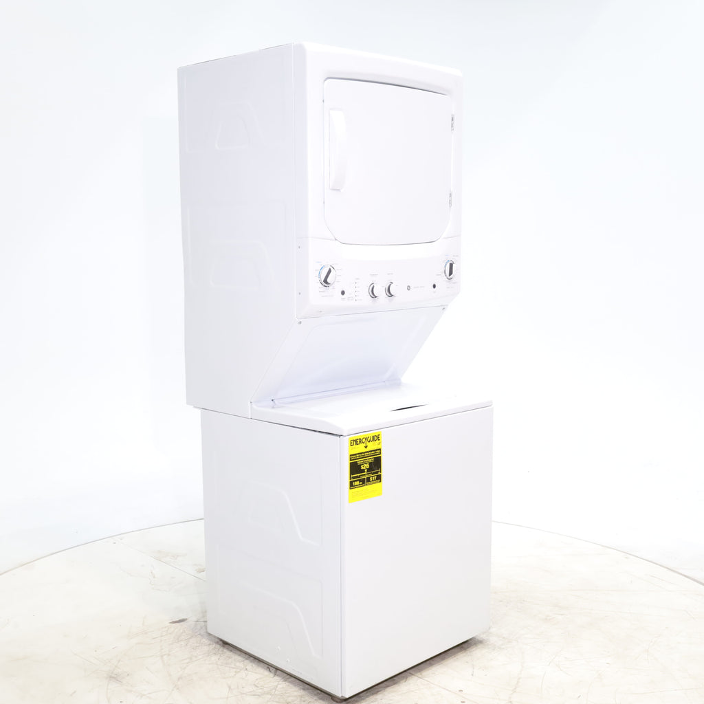 Pictures of GE 3.8 cu. ft. Laundry Center Washer and 5.9 cu. ft. Electric Dryer with Electro-Mechanical Rotary Dial Controls - Scratch & Dent - Minor - Neu Appliance Outlet - Discount Appliance Outlet in Austin, Tx