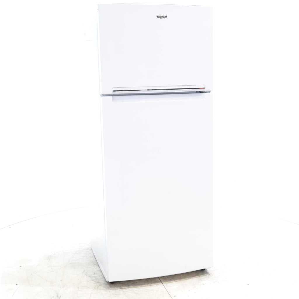 Pictures of 28" Wide White Whirlpool 18 cu. ft. Top Freezer Refrigerator with Flexi-Slide Bin - Scratch & Dent  - Minor - Neu Appliance Outlet - Discount Appliance Outlet in Austin, Tx