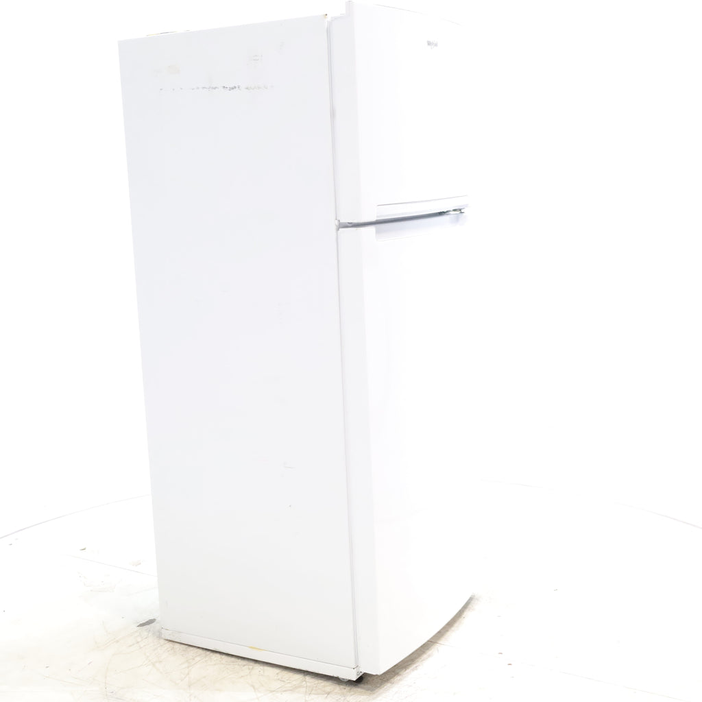 Pictures of 28" Wide White Whirlpool 18 cu. ft. Top Freezer Refrigerator with Flexi-Slide Bin - Scratch & Dent  - Minor - Neu Appliance Outlet - Discount Appliance Outlet in Austin, Tx